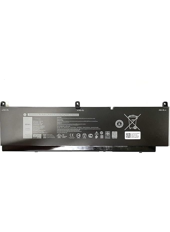 بطارية 11.4 فولت 68 واط/ساعة 68ND3 CR72X G5FJ8 J0VNR CR72X 17C06 لمحطات العمل المحمولة Dell Precision 7550 7560 7750 7760 - Image 2